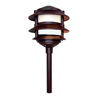 CDPA72 4x/8x/12x Package Black 12V AC/DC Aluminum 12V Low Voltage Landscape Lighting 3 Tier Pagoda Path Light 3W 2700K G4 Bulb