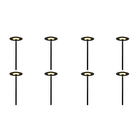 CDPA73 4x/8x/12x Package 6W 3000K Heavy Duty Cast Aluminum Adjustable LED 12V Low Voltage Outdoor Landscape Path Light