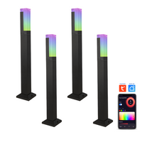 CDPAR60 4x/8x/12x Package 12V Low Voltage RGBWC 3CCT LED Bollard Landscape Light | Aluminum Path Light