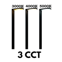 CDPSR58 Wi-Fi Smart RGBCW 3W Stainless Steel Directional Pathway Light 12V Low Voltage LED Bollard Landscape Lighting
