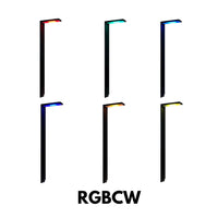 CDPSR58 Wi-Fi Smart RGBCW 3W Stainless Steel Directional Pathway Light 12V Low Voltage LED Bollard Landscape Lighting