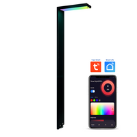 CDPSR58 Wi-Fi Smart RGBCW 3W Stainless Steel Directional Pathway Light 12V Low Voltage LED Bollard Landscape Lighting
