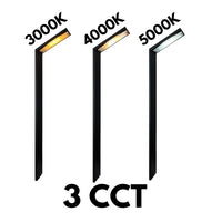 CDPSR59 Wifi Smart RGBCW 3W Stainless Steel Directional Pathway Light LED Bollard Landscape Lighting