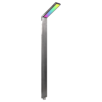 CDPSR59 4x/8x/12x Package Wi-Fi Smart RGBCW 3W Stainless Steel Directional 12V Low Voltage Pathway Light LED Bollard Landscape Lighting