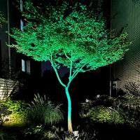 CDRA95 10W LED Smart Wi-Fi RGBW Wide Beam Directional Outdoor Landscape 12V Low Voltage Aluminum Spotlight