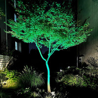CDRA95 4x/8x/12x Package 10W 12V Low Voltage LED Smart Wi-Fi RGBW Wide Beam Directional Outdoor Landscape Aluminum Spotlight