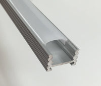 BN250 Rectangular Surface Mounted 8 ft Aluminum Channel 10 Pack for 0.46