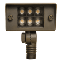 FPB02 Cast Brass Flood Light | 2W-7W Integrated Low Voltage Landscape Light - Sun Bright Lighting