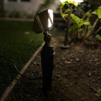 FPB01 Brass Rectangular LED Directional Flood Light Adjustable Lighting.