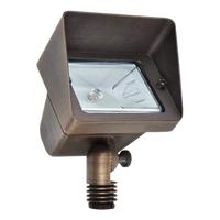 FPB05 Cast Brass Rectangular LED 12V Low Voltage Directional Floodlight Adjustable Landscape Lighting