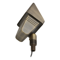 FPB05 Cast Brass Rectangular LED 12V Low Voltage Directional Floodlight Adjustable Landscape Lighting