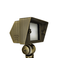 FPBCC04 Cast Brass 3CCT Adjustable 2W-7W Rectangular Built-In LED Flood Light 12V Low Voltage Fixture
