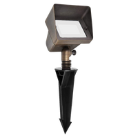 FPBCC05 Cast Brass 3CCT Adjustable 3W-10W Rectangular Built-In LED Flood Light 12V Low Voltage Floodlight Fixture