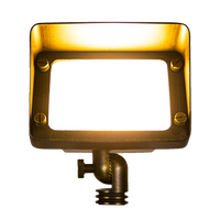 FPBCC05 Cast Brass 3CCT Adjustable 3W-10W Rectangular Built-In LED Flood Light 12V Low Voltage Floodlight Fixture