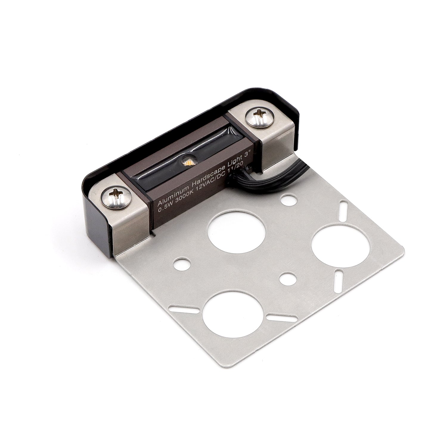 HL01A 0.5W 3" Aluminum 2700K Warm White Integrated LED Hardscape Light Low Voltage Landscape Lighting