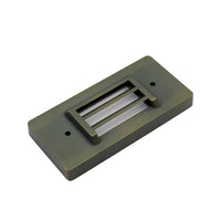 IDL01 Solid Brass Surface Mount 2700K Warm White Integrated LED Step Light Low Voltage Landscape Lighting