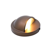 IDL02 Aluminum Round Surface Mount 2700K Warm White Integrated LED Deck Light Low Voltage Landscape Lighting