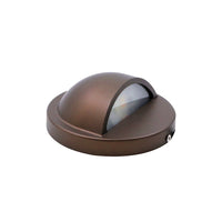 IDL02 Aluminum Round Surface Mount 2700K Warm White Integrated LED Deck Light Low Voltage Landscape Lighting