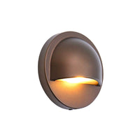 IDL02 Aluminum Round Surface Mount 2700K Warm White Integrated LED Deck Light Low Voltage Landscape Lighting