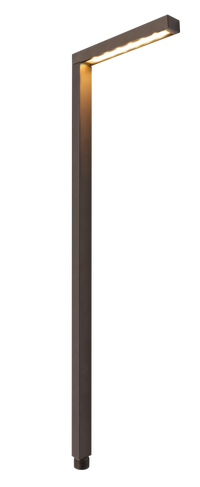 IPL02A Aluminum Adjustable 1/2/3W 2700K Integrated LED Path Light Brown Finish Low Voltage Landscape Lighting