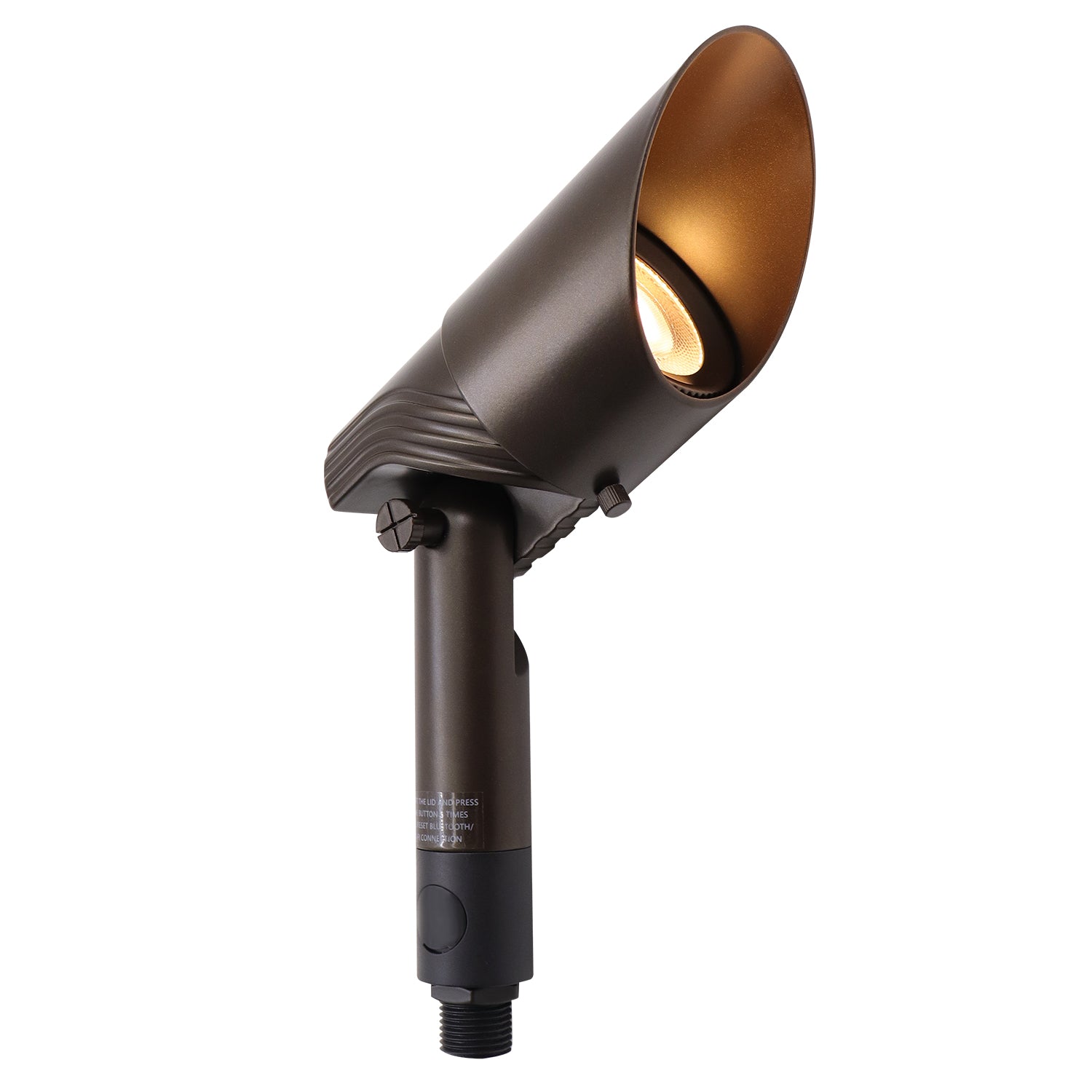 Outdoor Landscape Lighting LED 12V Low Voltage IUL02A Low Voltage Aluminum Adjustable Wattage 2700K Warm White Integrated LED Spotlight Outdoor Landscape Lighting
