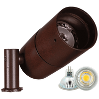 KL103 4x/8x/12x Package Low Voltage Modern Bullet Spotlight Aluminum Outdoor Lighting 6W 2700K Bulb