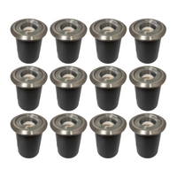 KL201  4x/8x/12x Package 12V 2700K Warm White Integrated 3W LED AC/DC Stainless Steel Well Light Low Voltage Landscape Lighting
