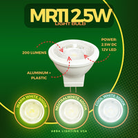 Prenda impermeable al aire libre ahorro de energía IP65 de las bombillas del paisaje de MR11 2.5W LED