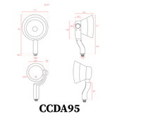 CDR12 12W Smart Bluetooth RGBW Proyector de paisaje exterior direccional de haz estrecho