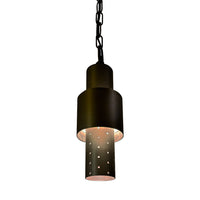 HLB02 4x/8x/12x Package LED 12V Low Voltage Brass Cylinder Pendant Light Hanging Downlight Fixture 5W 3000K Bulb