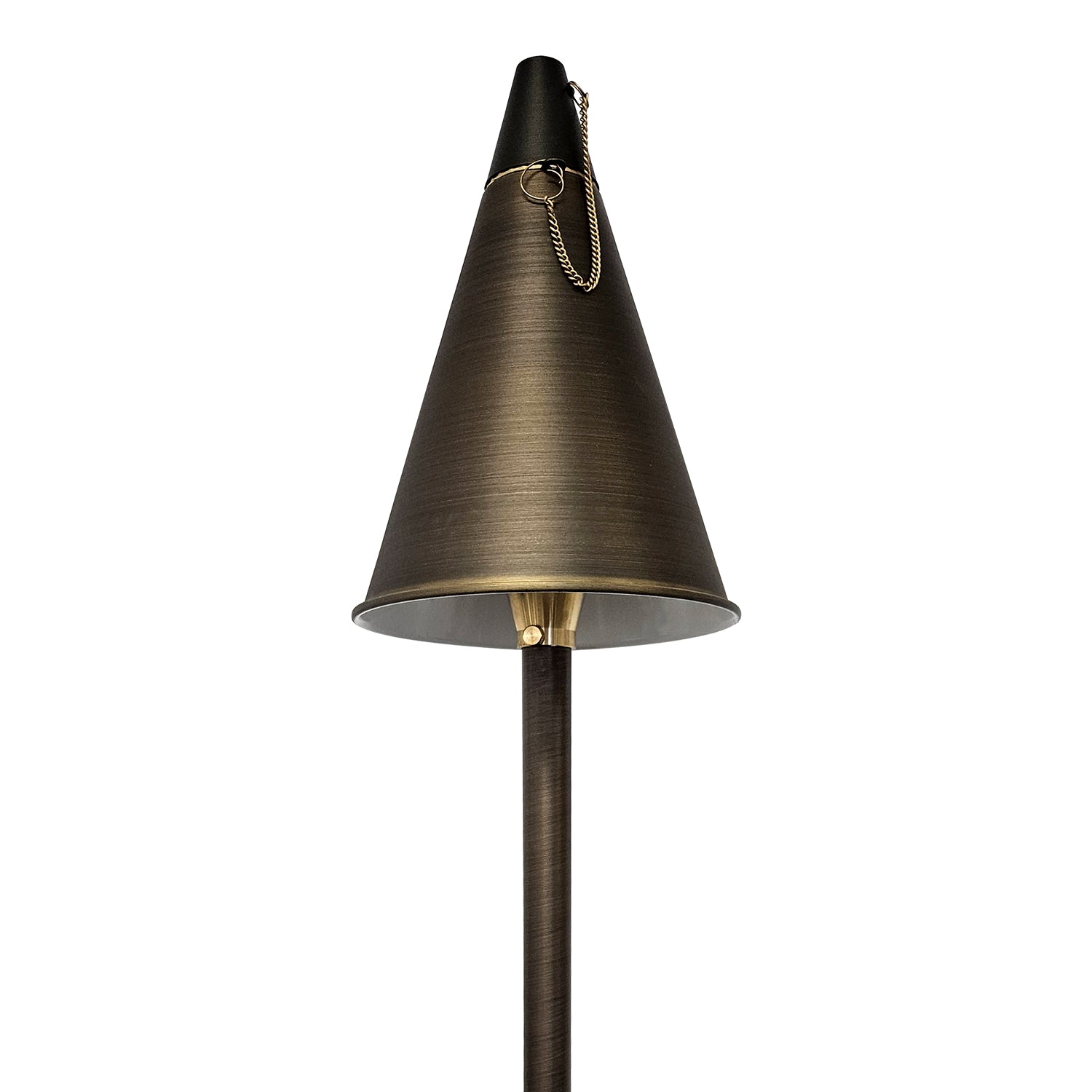 Outdoor Landscape Lighting LED 12V Low Voltage PL77B with G4 3W 2700K 4x/8x/12x Package Solid Brass 60" Tiki Torch Path Light - Light Bronze Finish Low Voltage Landscape Lighting