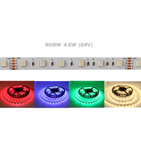 SL09 Strip Light RGBW 5050 4.5W/ft 12mm DC24V Low Voltage LED Outdoor IP20/IP65 UL SMD Tape Light