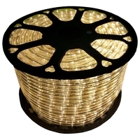 RL100 Luces de cuerda LED de bajo voltaje 50 pies para exteriores IP65 3000K, 5000K, multicolor RGB, rosa, púrpura, rojo, amarillo, azul, verde