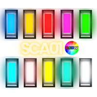 Cilindro de acero inoxidable SCS06 LED Up Down Light 2 Iluminación de aplique direccional