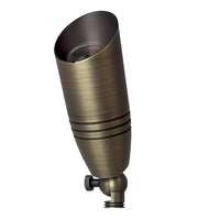 SPB06 Cast Brass 12V Low Voltage LED Outdoor Landscape Spotlight