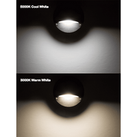STA09 4x/8x/12x Package 3W Integrated LED Round Aluminum Deck Light Surface Mount 12V Low Voltage Landscape Lighting 3000K or 5000K