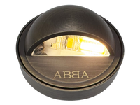 STB09 Cast Brass 12V Low Voltage LED Round Deck Light Surface Mount Landscape Lighting