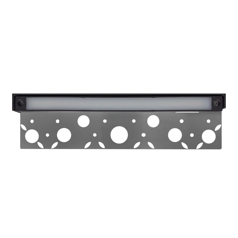 STB21 4W 3000K 12" Cast Aluminum LED Retaining Wall Light 12V Low Voltage Hardscape Paver Lighting