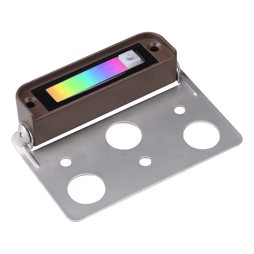 STBR01 4-Inch 1W RGBW LED Retaining Wall Lights, Aluminum Hardscape Color Changing 12V-24V Low Voltage Landscape Lights