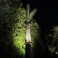 Soporte redondo de montaje en superficie de aluminio AP1 para accesorio de iluminación de paisaje