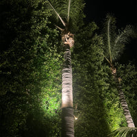 Soporte redondo de montaje en superficie de aluminio AP1 para accesorio de iluminación de paisaje