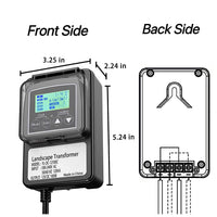 TSPDC100 DC12V 100W Digital Low Voltage Transformer with Photocell & Timer