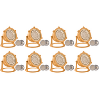 ULB02 4x/8x/12x Package Cast Brass PAR36 LED 12V Low Voltage Underwater Pond Light IP68 Waterproof 10W 160° 3000K Bulb