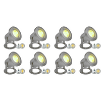 Iluminación subacuática del estanque de la luz de la fuente del paisaje LED del paisaje subacuático del acero inoxidable ULB03