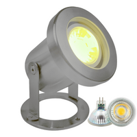 Iluminación subacuática del estanque de la luz de la fuente del paisaje LED del paisaje subacuático del acero inoxidable ULB03