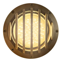 UNB01 4x/8x/12x Package Cast Brass Low Voltage Grille Commercial PAR36 LED In-ground Well Light IP65 Waterproof 12V Low Voltage 10W 160° 3000K Bulb