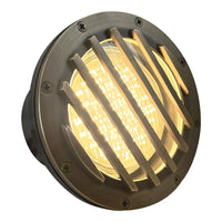UNB01 4x/8x/12x Package Cast Brass Low Voltage Grille Commercial PAR36 LED In-ground Well Light IP65 Waterproof 12V Low Voltage 10W 160° 3000K Bulb