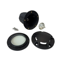 UNB07 Cast Brass 12V Low Voltage Round Multi-Directional LED In-ground Well Light IP65 Waterproof