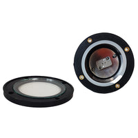 UNF07 4x/8x/12x Package Fiber Glass 12V Low Voltage Round LED In-ground Well Light IP65 Waterproof with 5W 3000K Bulb