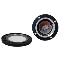 UNF07 Fiber Glass 12V Low Voltage Round LED In-ground Well Light IP65 Waterproof